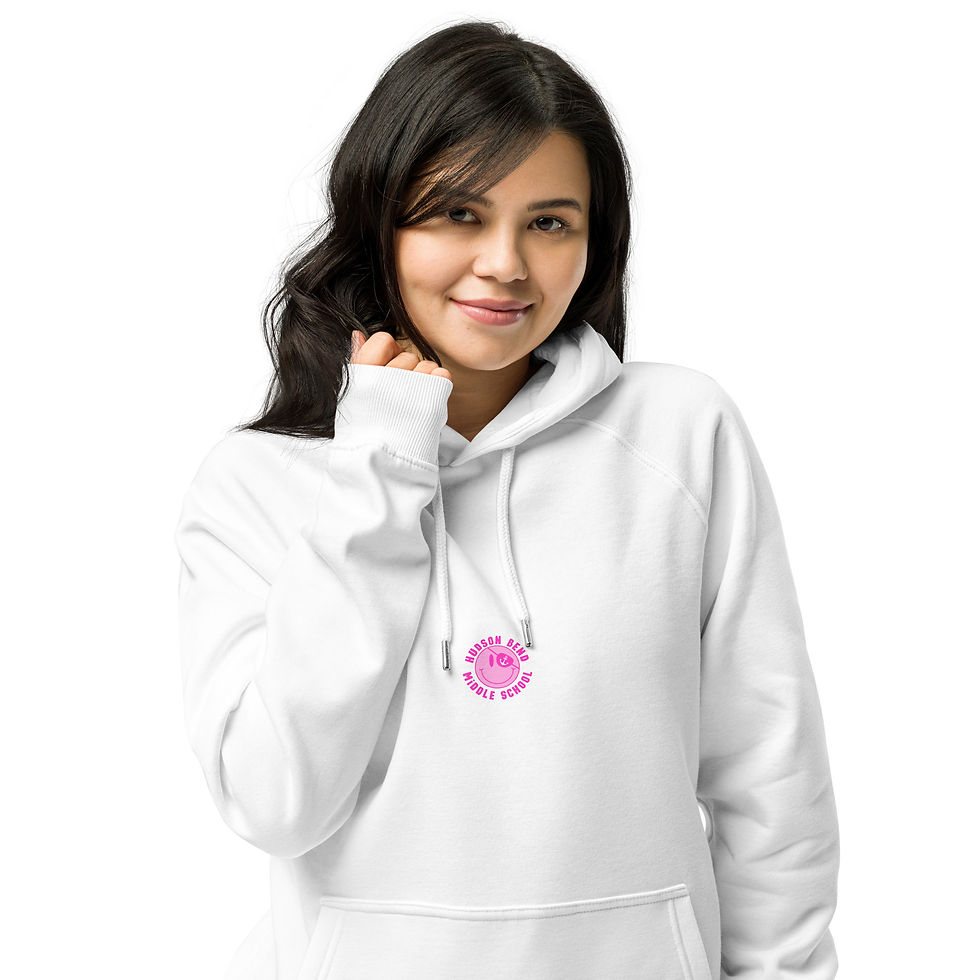 Thumbnail: Old School Happy Face: Unisex eco raglan hoodie