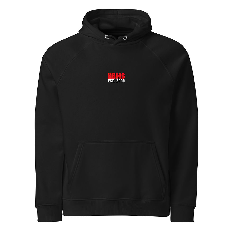 Thumbnail: Old School, New Energy: Unisex eco raglan hoodie