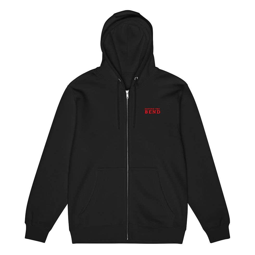 Thumbnail: Circle Logo: Premium full zip hoodie
