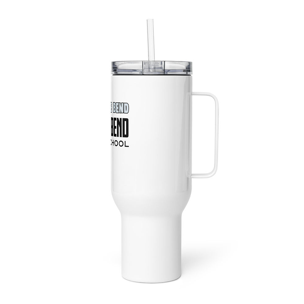 Thumbnail: Defend The Bend: Travel mug with a handle