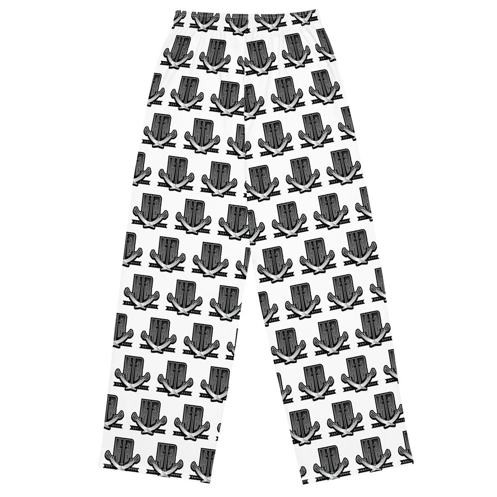 Thumbnail: Classic Collection: All-over print unisex wide-leg pants