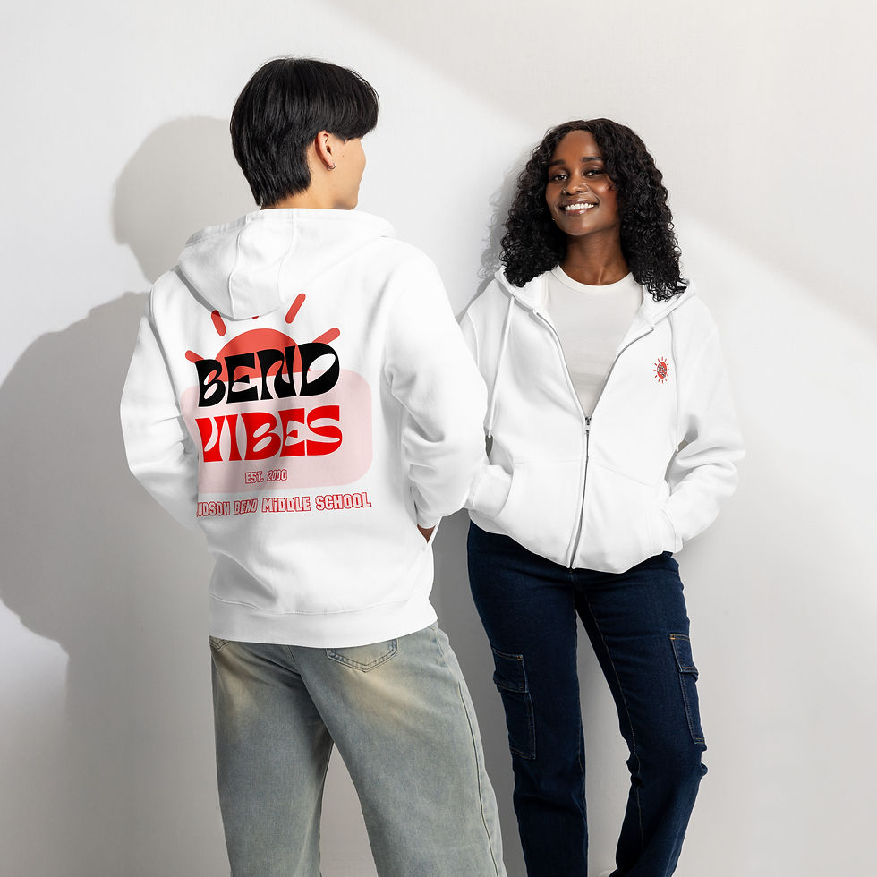 Thumbnail: Bend Vibes: Premium full zip hoodie