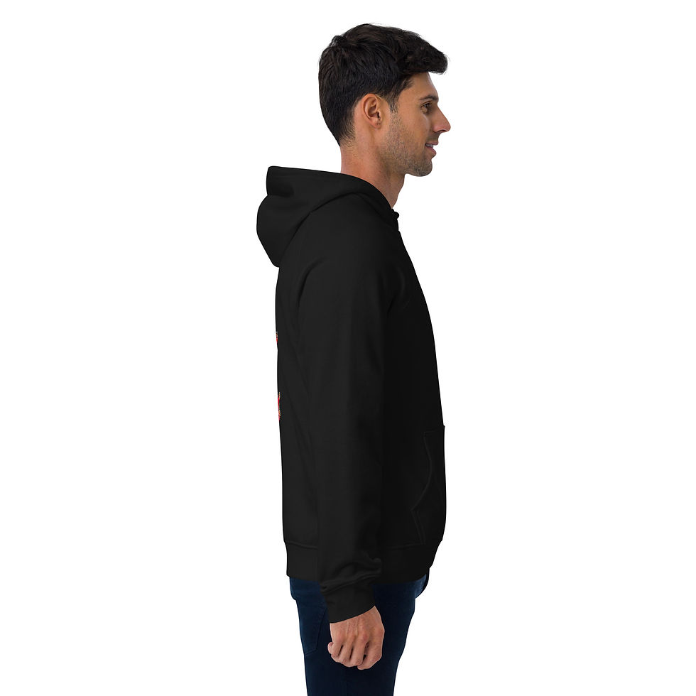 Thumbnail: Old School, New Energy: Unisex eco raglan hoodie