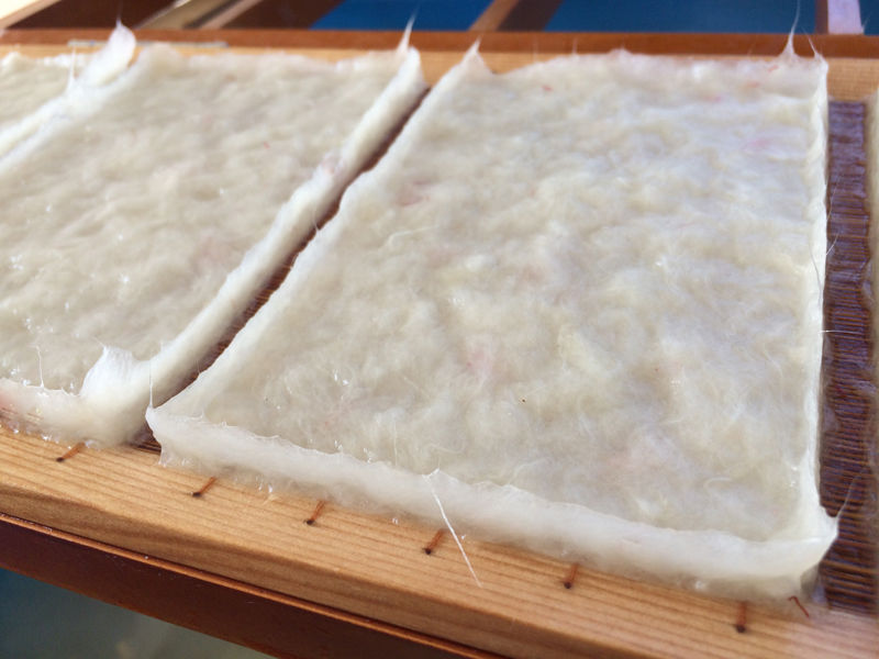 Thumbnail: Washi Note Cards: Plain, handmade, High Grade Washi, set of 3