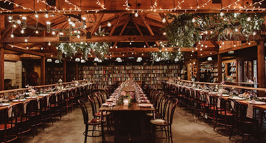Bendooley Estate Book Barn Reception