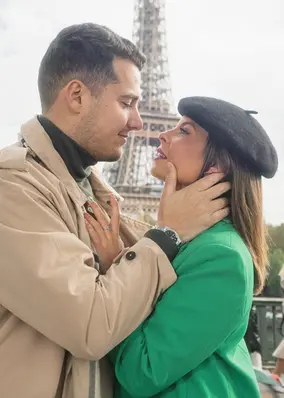 fotografía de compromiso en paris