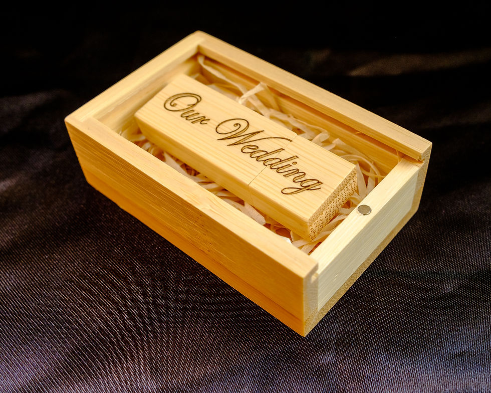 Thumbnail: Personalised Gift Wooden USB Stick with Box Presentation Pen Drive