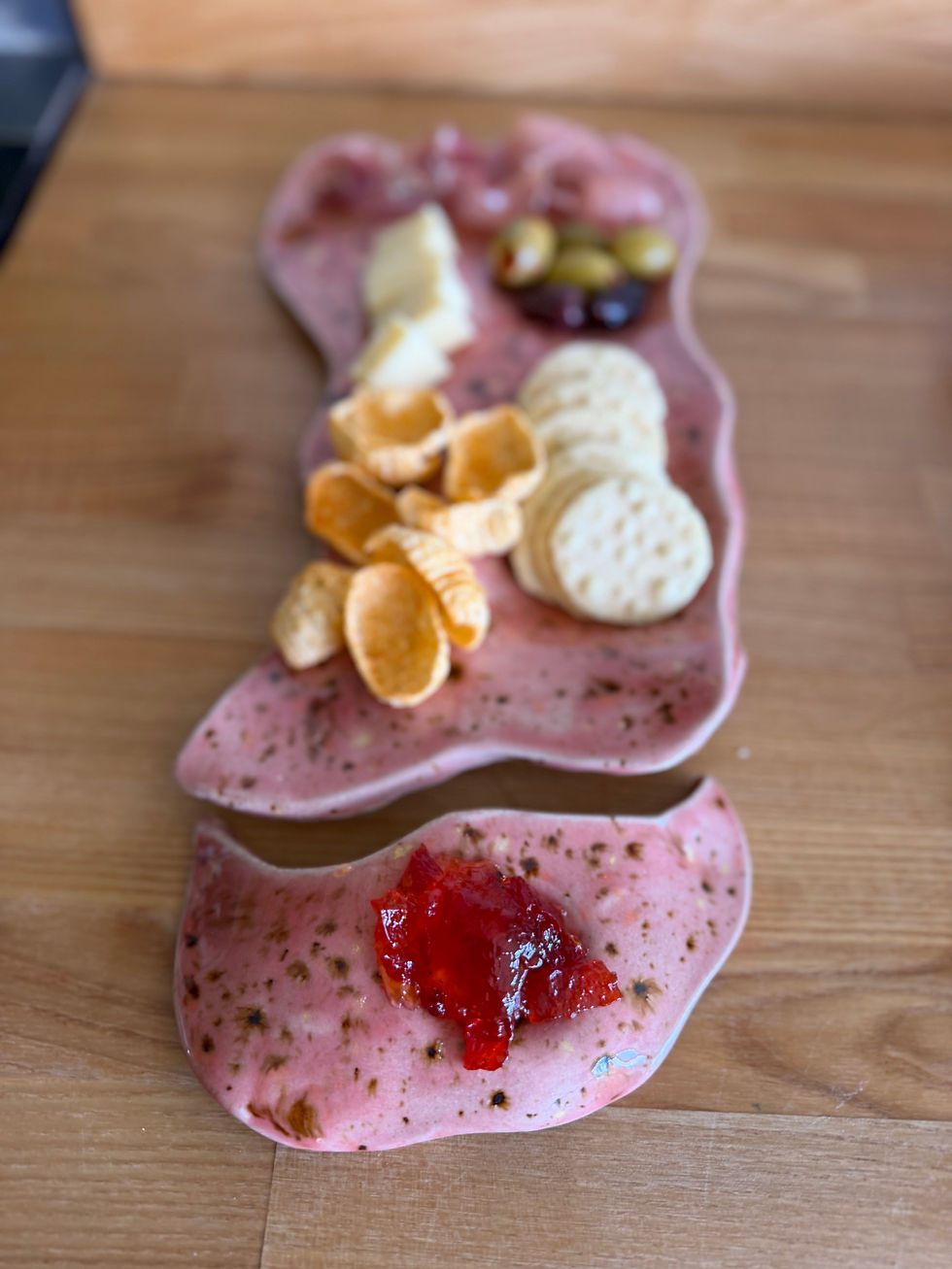 Thumbnail: Pink charcuterie board 