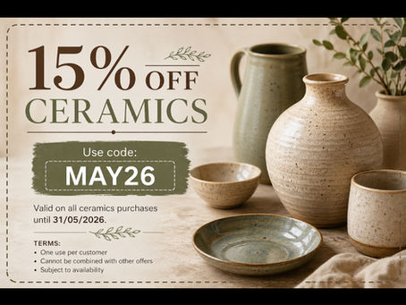 15% off in May