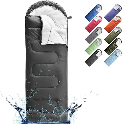 MOONCAST-0-C-Sleeping-Bags-Compression-Sack-Portable-and-Lightweight-for-Camping-Dark-Gray