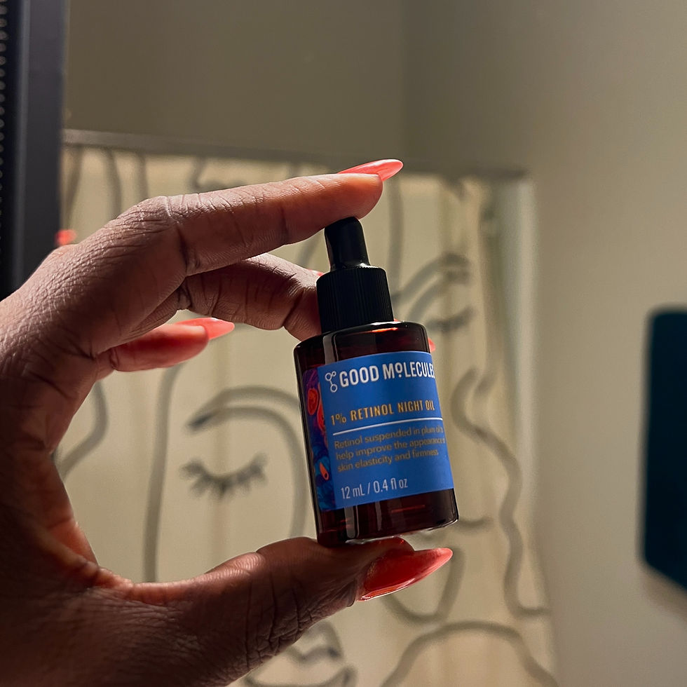 A bottle of Good Molecules Retinol Night Oil