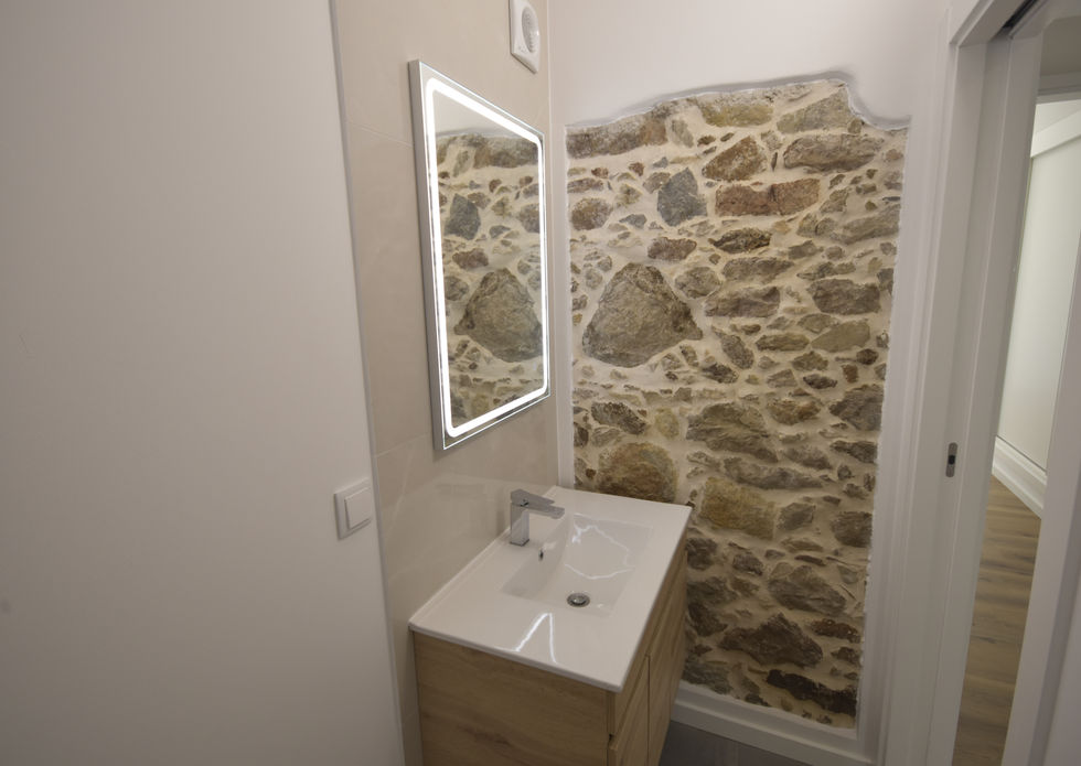 bathroom of the living room