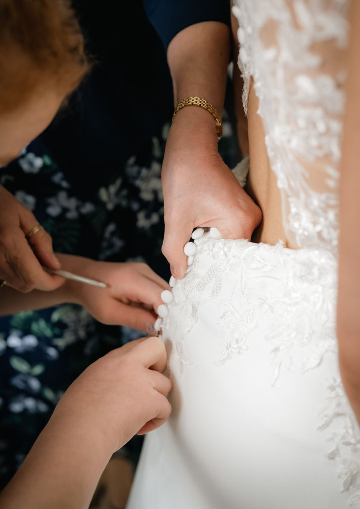 Wedding details at Gildredge Manor
