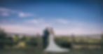 Sunset photo of Bride and Groom at Pekes manor wedding