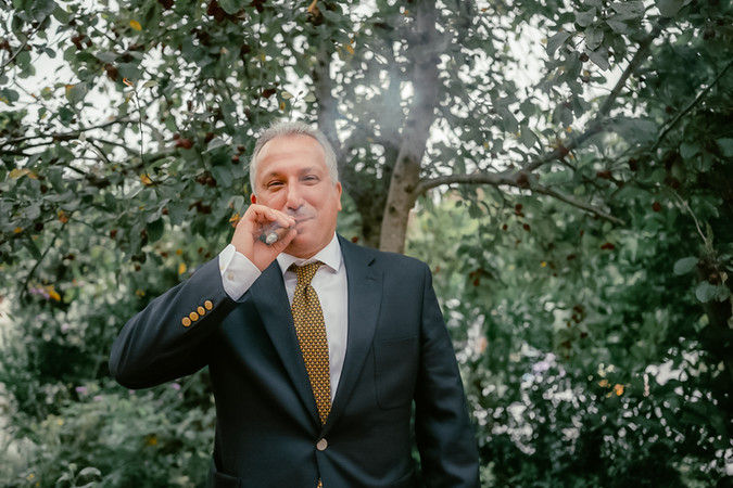 Wedding Guests outdoors at Alfriston Gardens