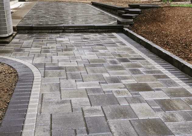 Pressure Washed Driveway
