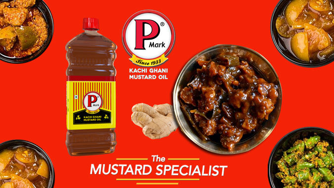 Avadhi Khatti Meethi Adrak Ka Achaar with Mustard Oil