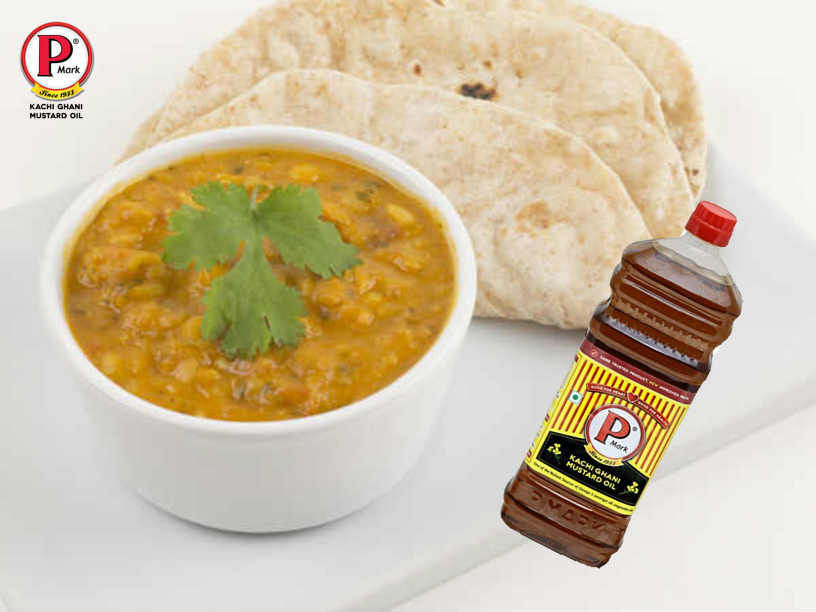 Red Lentils and Golden Mustard Oil