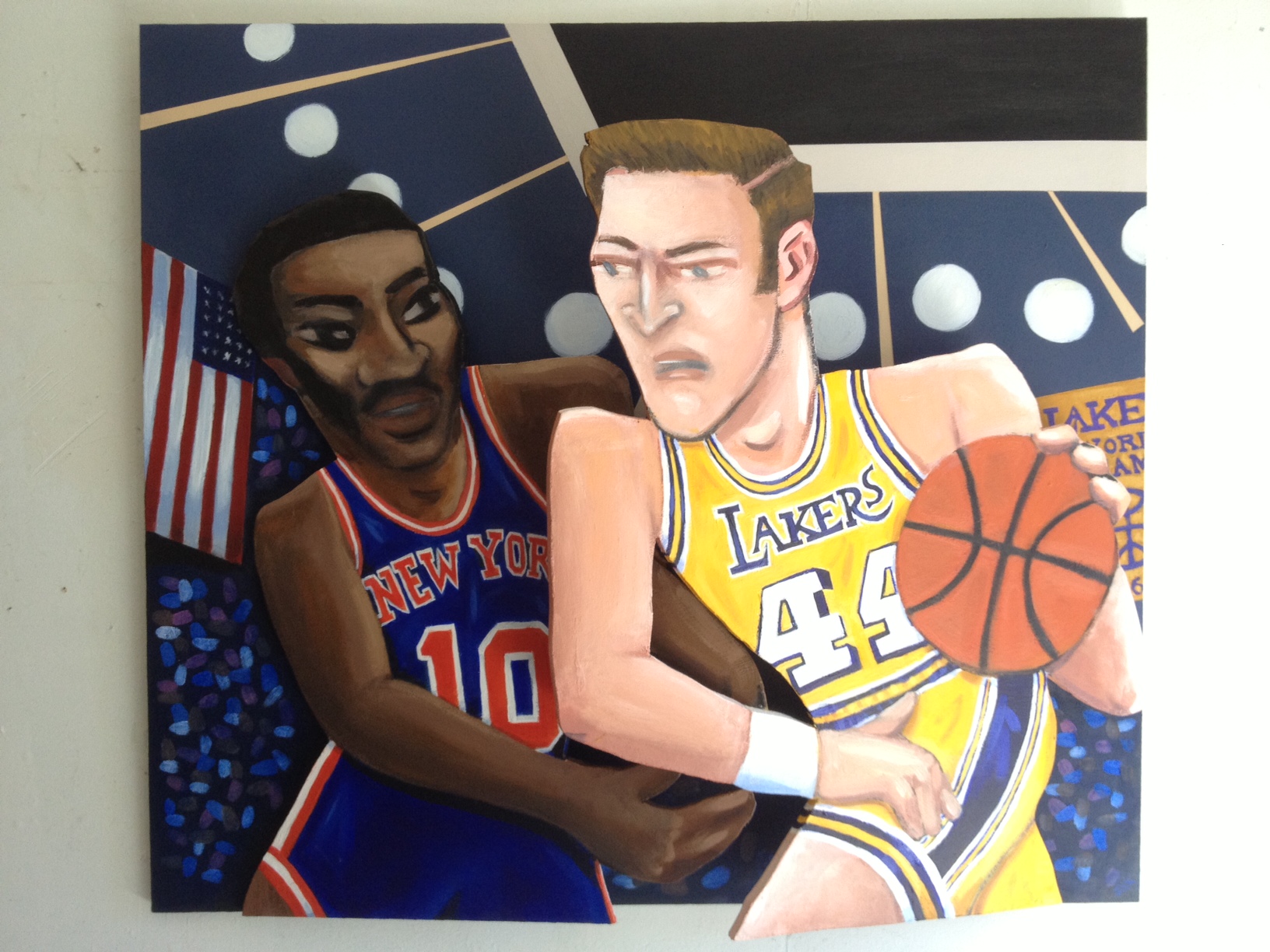 Jerry West and Walt Frazier