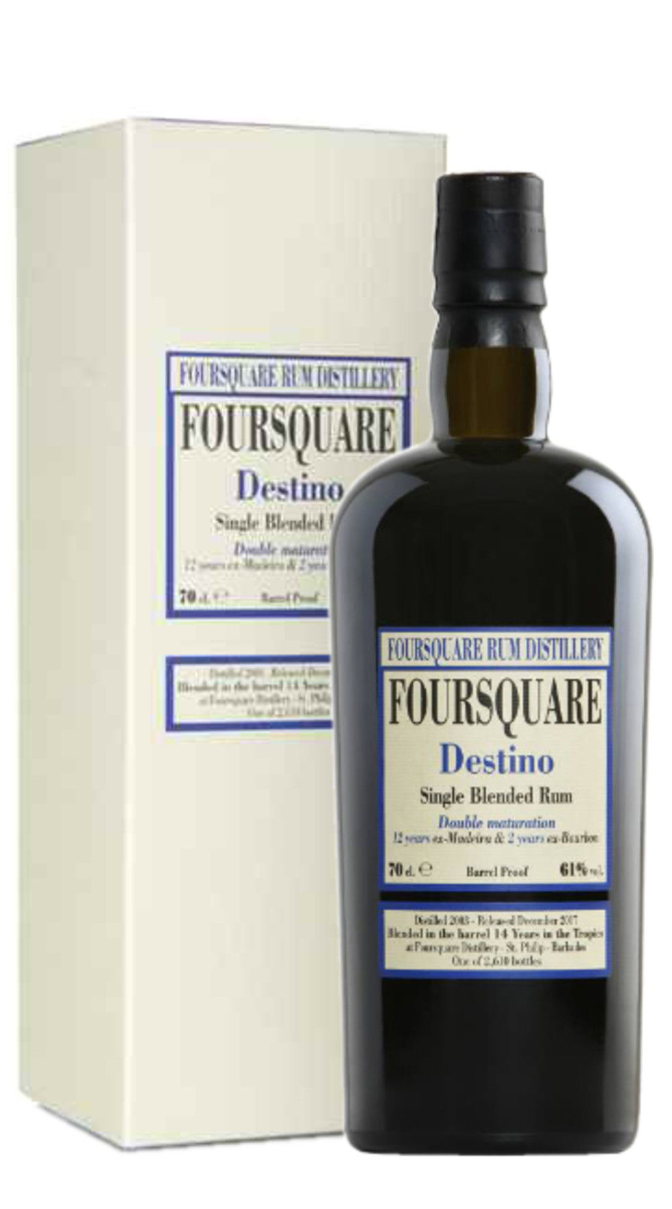 Foursquare Destino Single Blended Rum Double Maturation