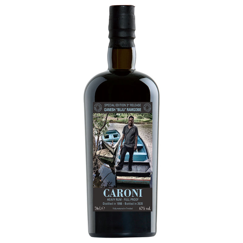 Rum Caroni Employees Ganesh “Buju” Ramgobie 1998 Heavy Rum Full Proof