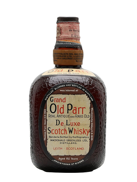 Grand Old Parr De Luxe Scotch Whisky Real Antique and Rere Old