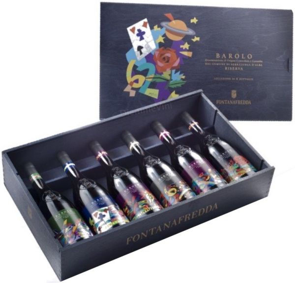 Fontanafredda Barolo Verticale Collection Limited Edition Ugo Nespolo