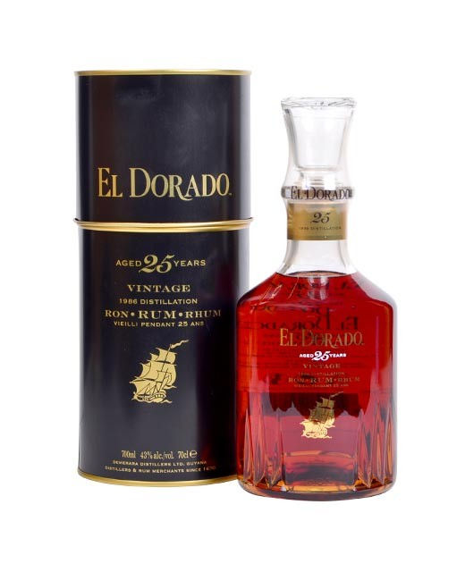 Rum 25 years old vintage 1986 - El Dorado