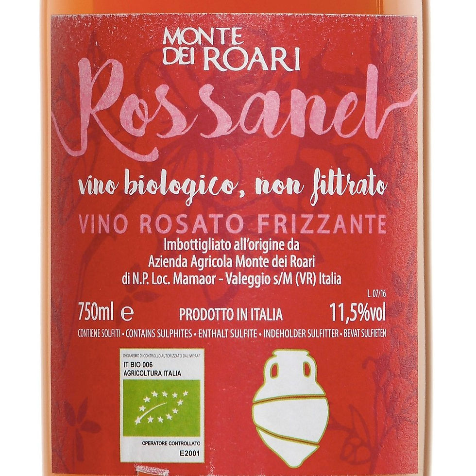 Rossanel Monte dei Roari Vino Rosato Frizzante