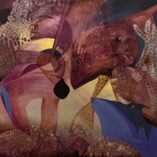 Roisterous Reefs_Oil and acrylic on canv