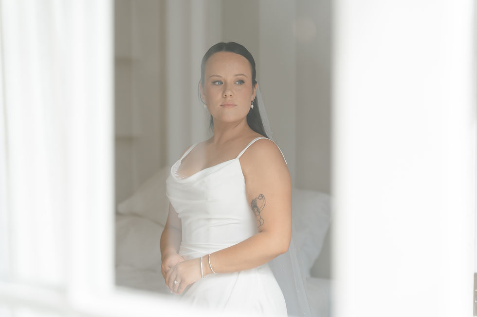 Bride getting ready photos