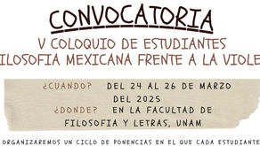 Diálogos Filosóficos frente a la Violencia: V Coloquio de Estudiantes