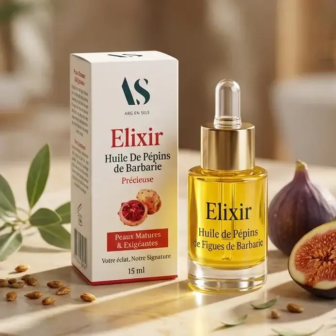 Elixir Huile de Pépins de Figues de Barbarie Véritable Bio - 15 ml - Arc en Sels