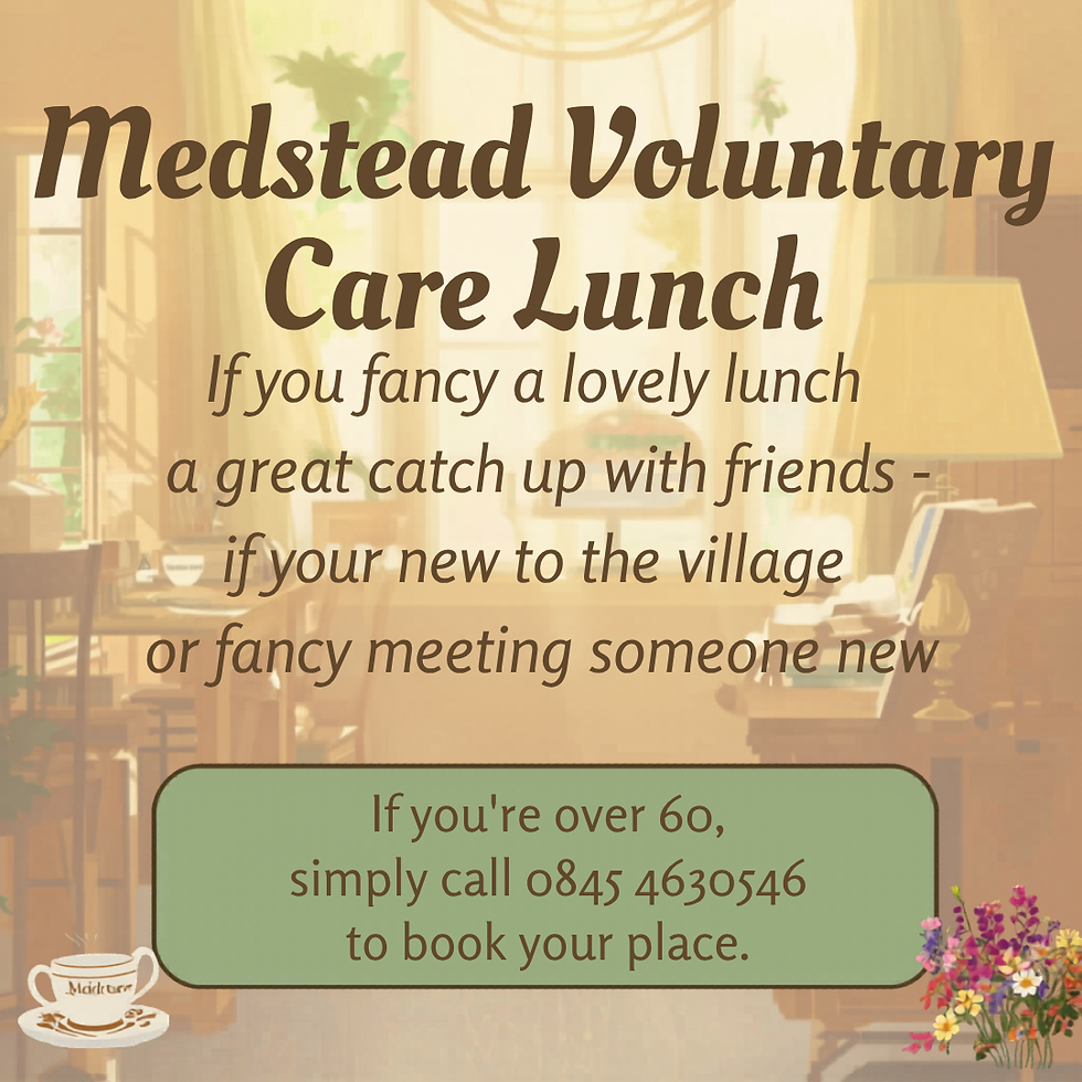 Medstead Voluntary Care Group Lunch