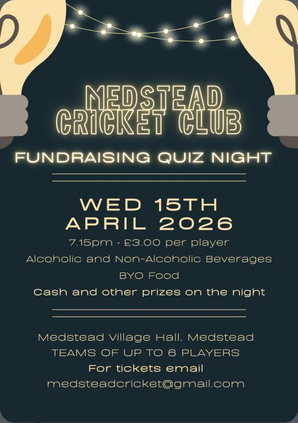 Medstead Cricket Club Quiz