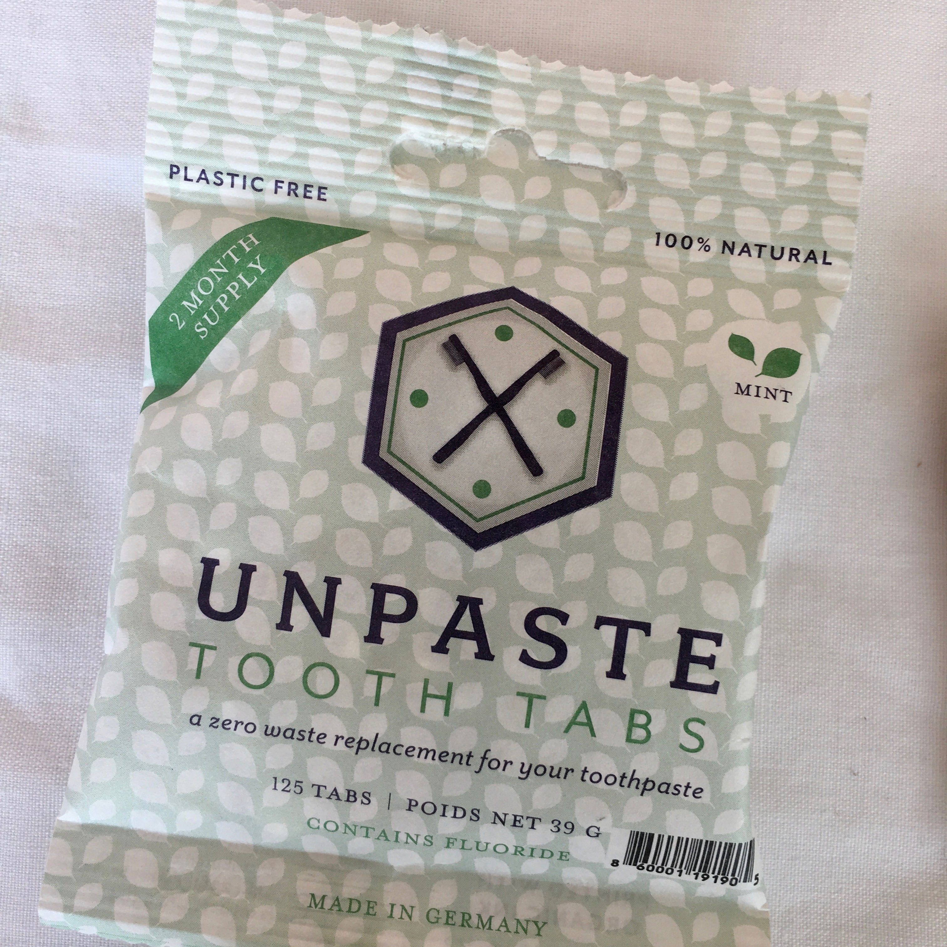 Toothpaste Tabs with and without fluoride (prices vary)