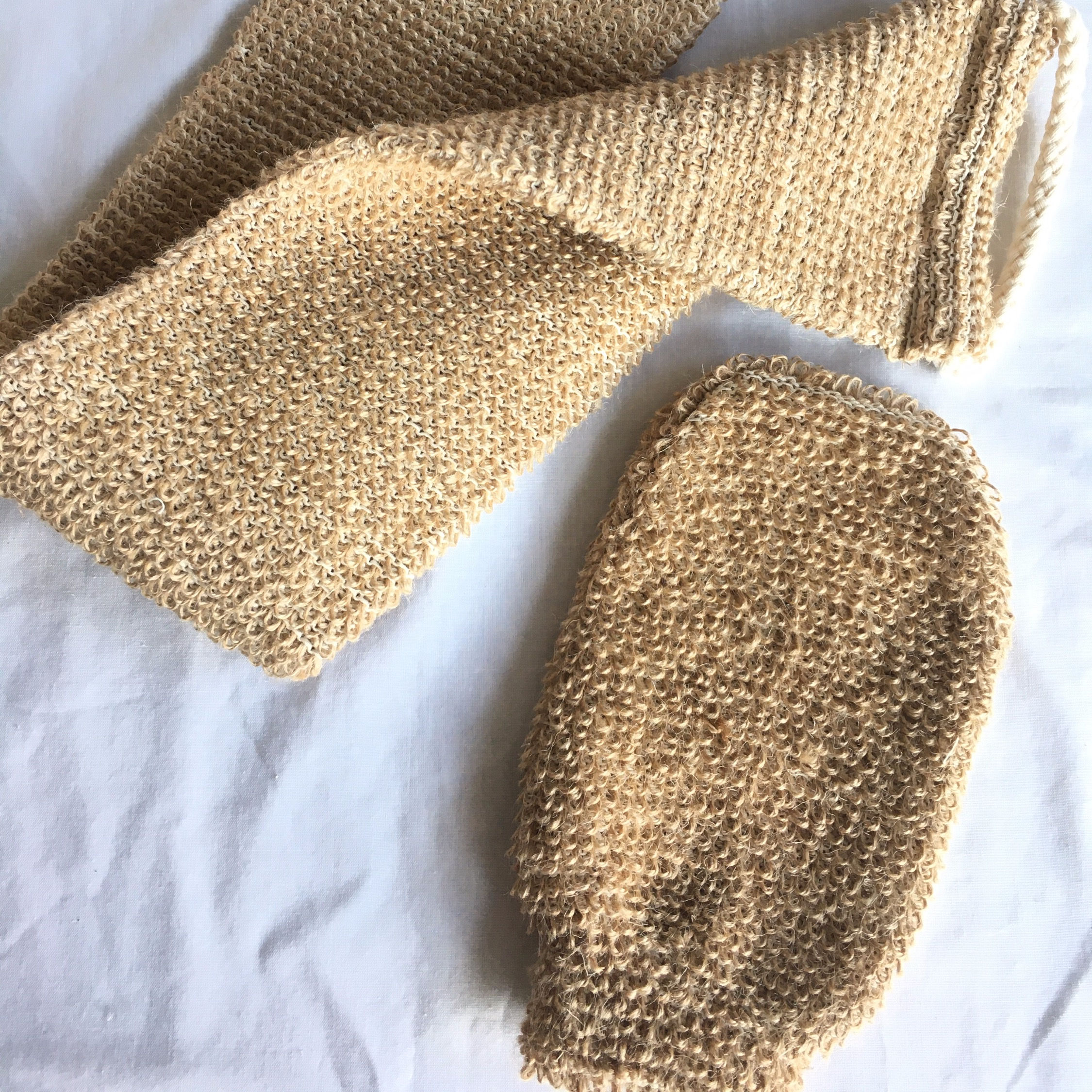 Flax Massage Glove/Mitt or Massage Belt (prices vary)