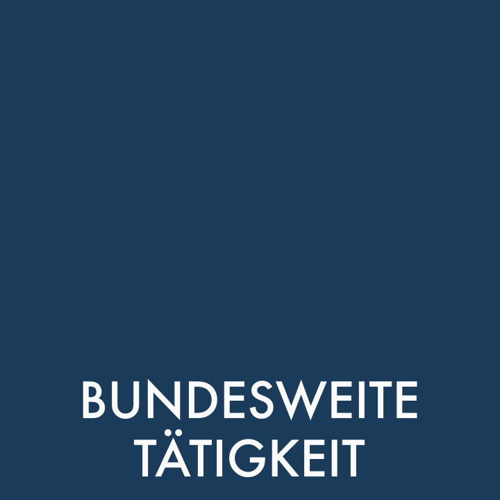 Bundesweite Tätigkeit