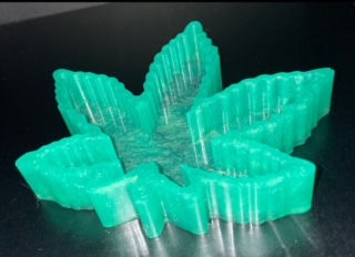 Thumbnail: Marijuana Leaf Shaped Ashtray