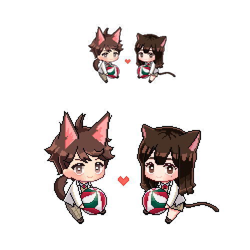 늑대/고양이_All애니_2인_오브젝트변경