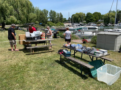 Our 1st post-COVID bilge sale was smaller than usual but deals were done!
