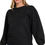 Thumbnail: MELANGE PUFF SLEEVE ROUND NECK SWEATER