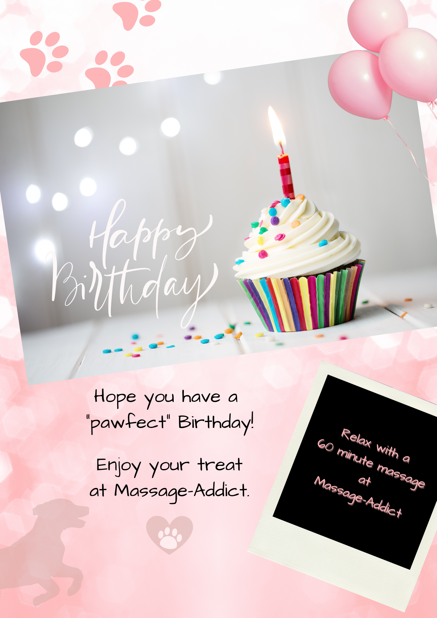 "Pawfect" Birthday Voucher