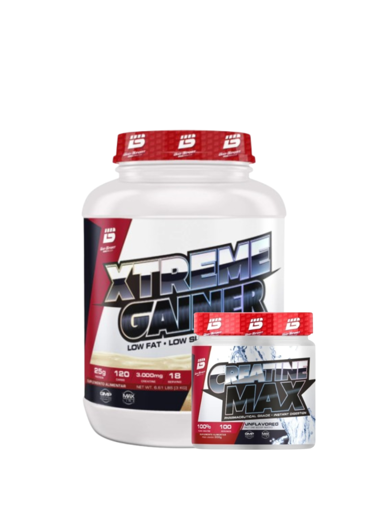 Kit Ganho de Peso Rápido com Hipercalórico e Creatina