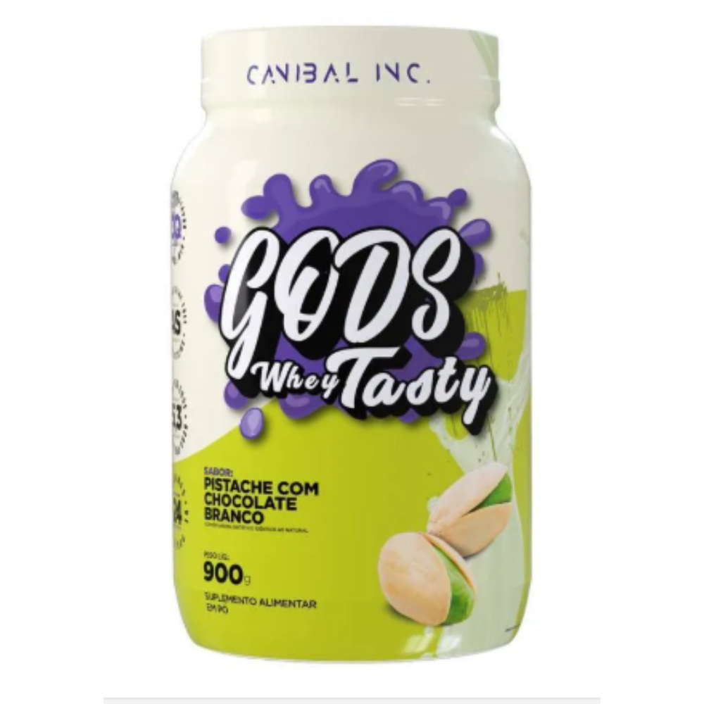 Gods Whey Tasty 900g Pistache com Chocolate Branco - Canibal