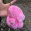 Thumbnail: Fluffy Bunny Pompon Keychain