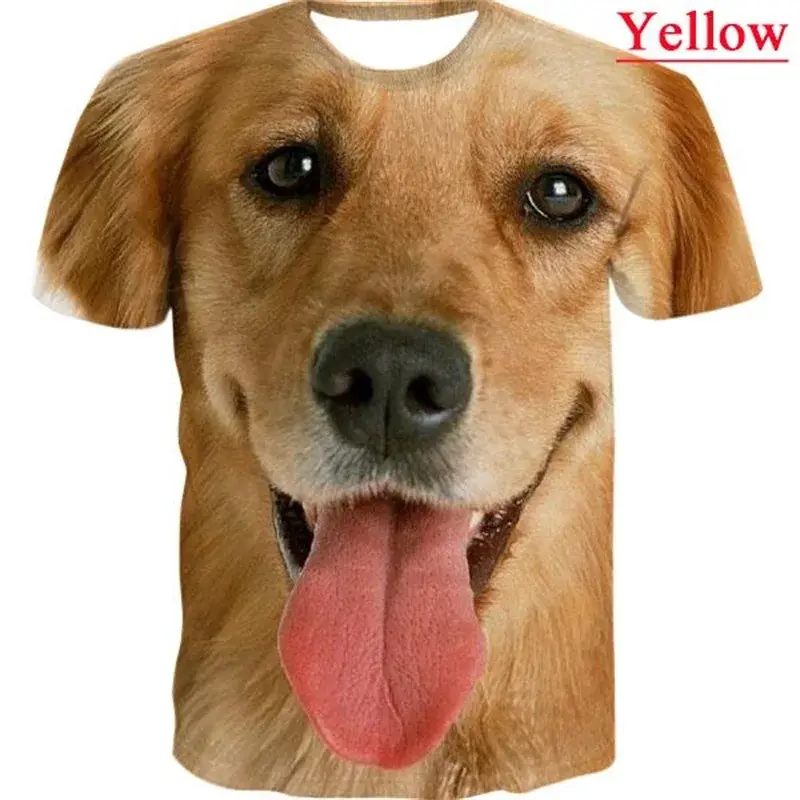 Thumbnail: Funny Animal Graphic 3D Print T-Shirt