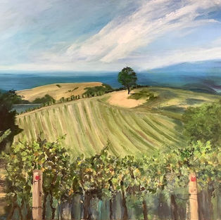 "Amongst the Vines" Waiheke Island NZ
Original acrylic painting by Ruth West, Paihia, NZ.
104cm x 79cm on exhibition canvas with black edge frame
Available through The Waiheke Trading Company, Oneroa, Waiheke Island NZ