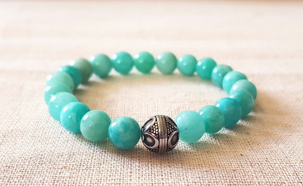 Bracelet Amazonite d'Afrique