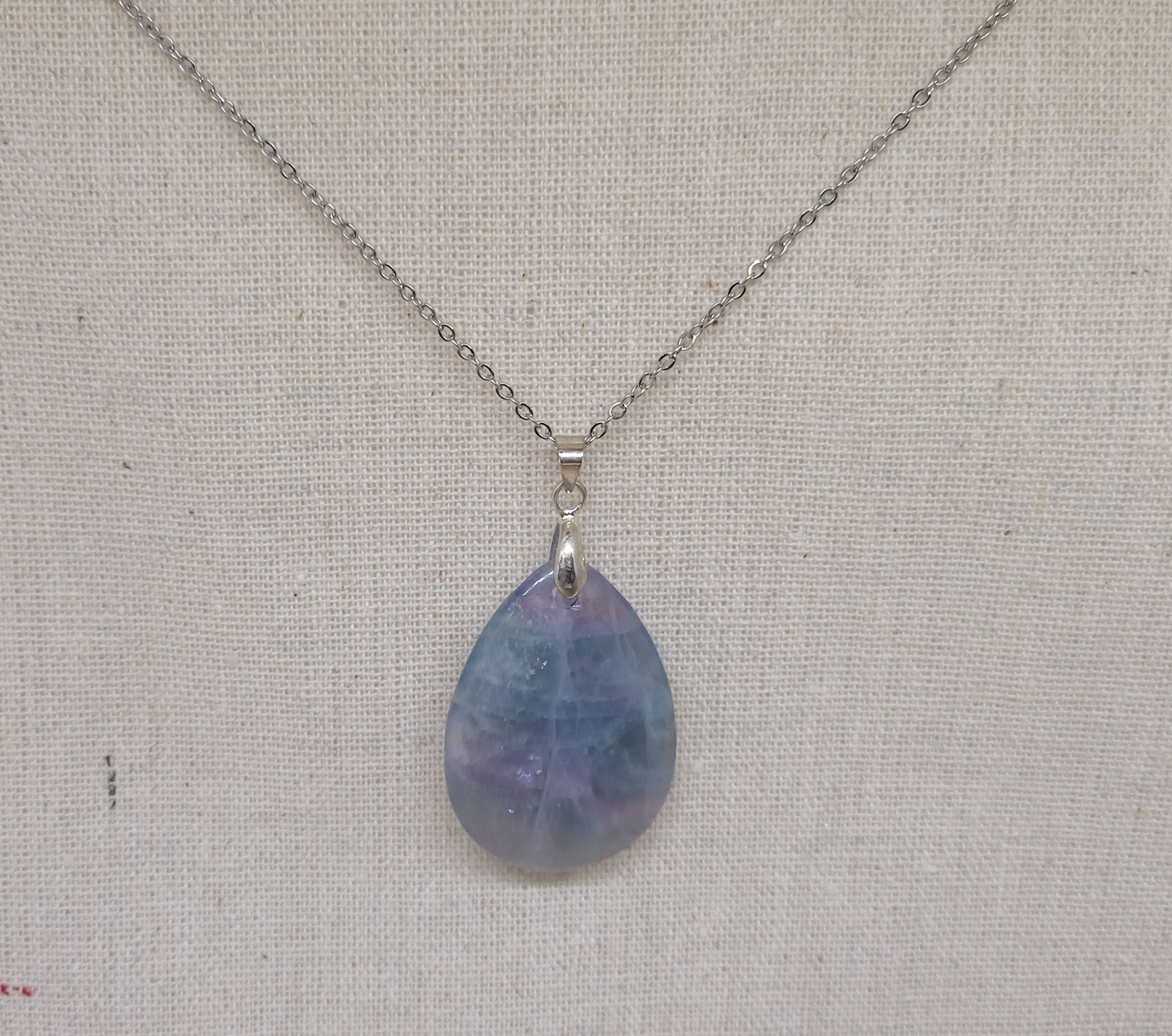 Collier Fluorite muticolore